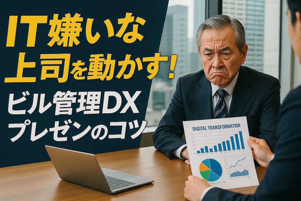 IT嫌いな上司を動かす！ビル管理DXプレゼンのコツ